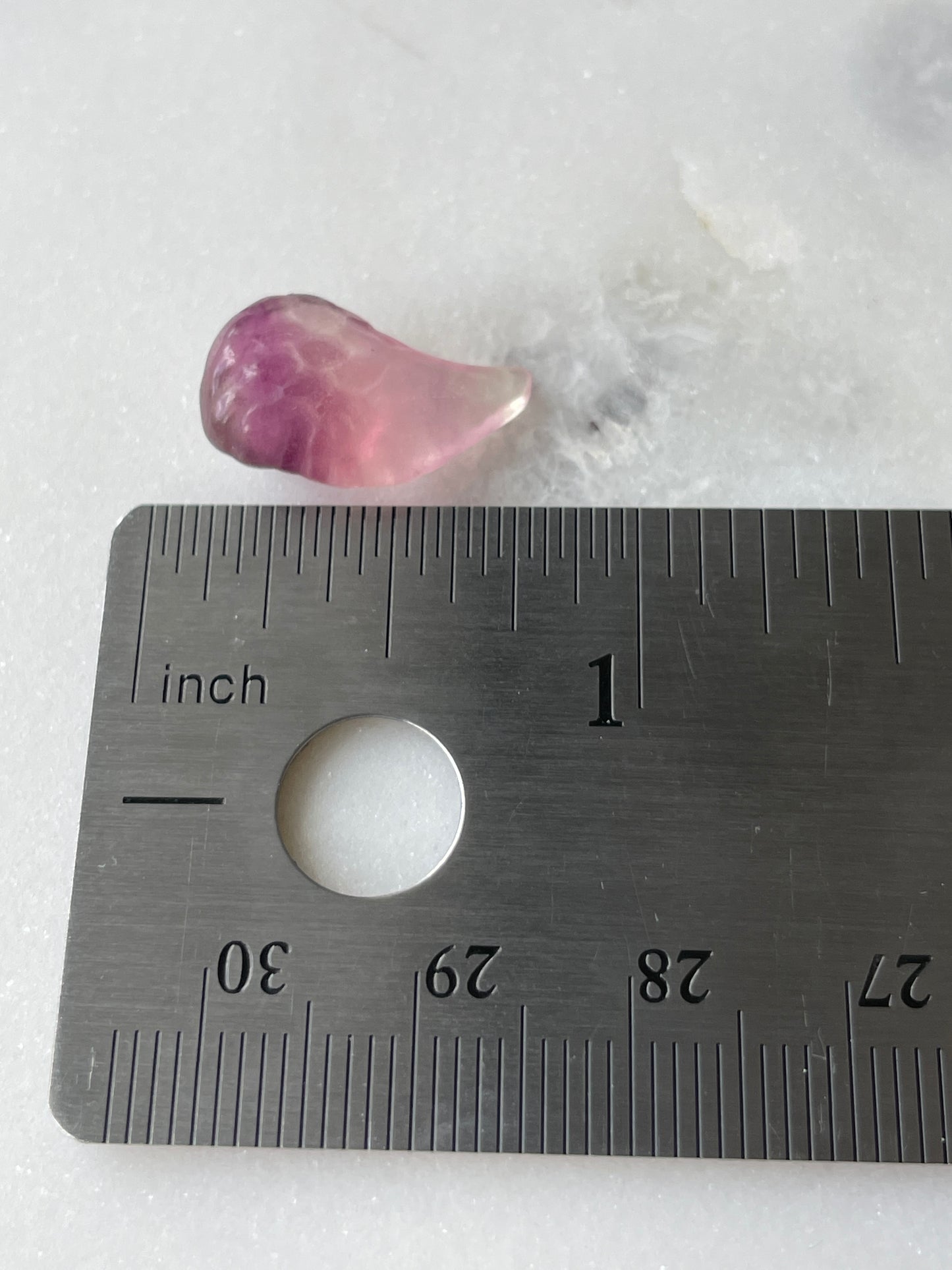 One (1) Mini Fluorite Crystal Carving | Bird’s Wing | Intuitively Chosen