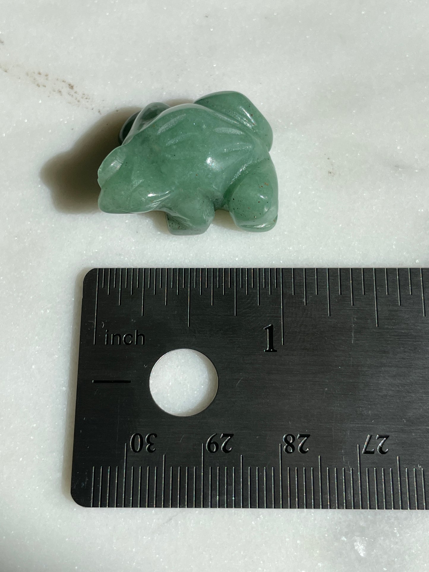 Crystal Frog Carving | 1 Inch