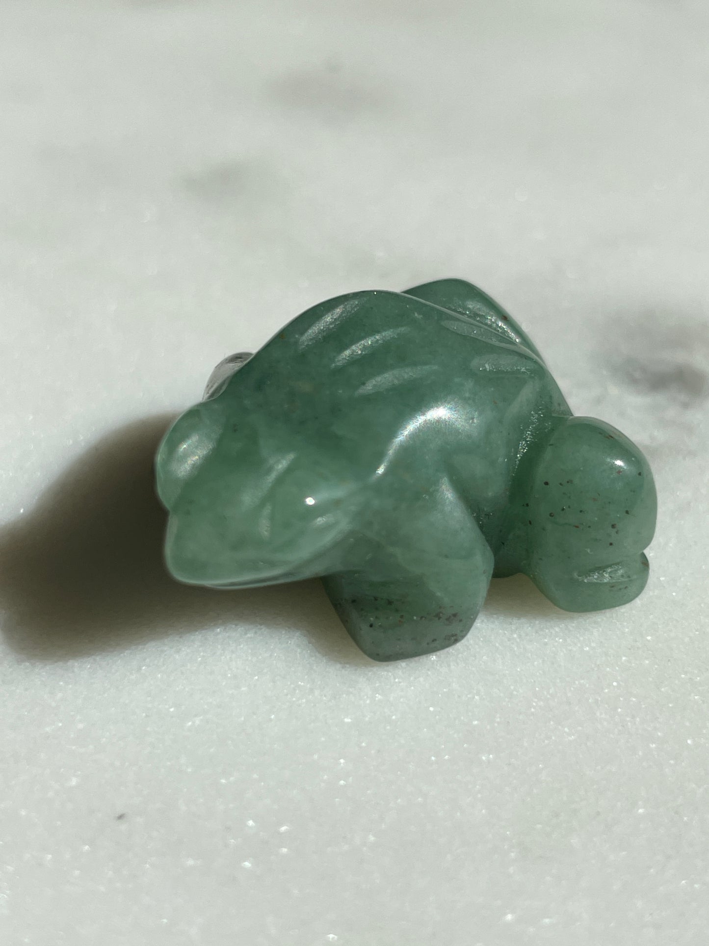 Crystal Frog Carving | 1 Inch