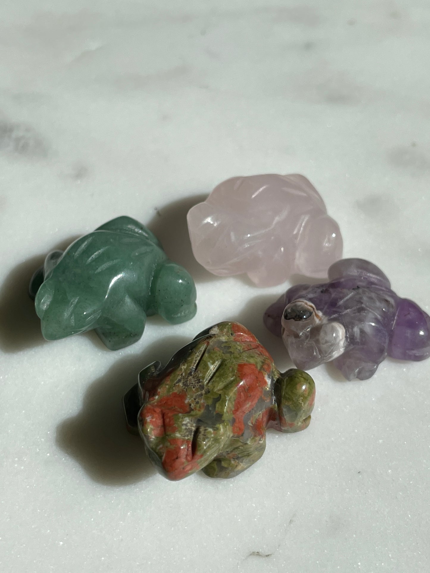 Crystal Frog Carving | 1 Inch