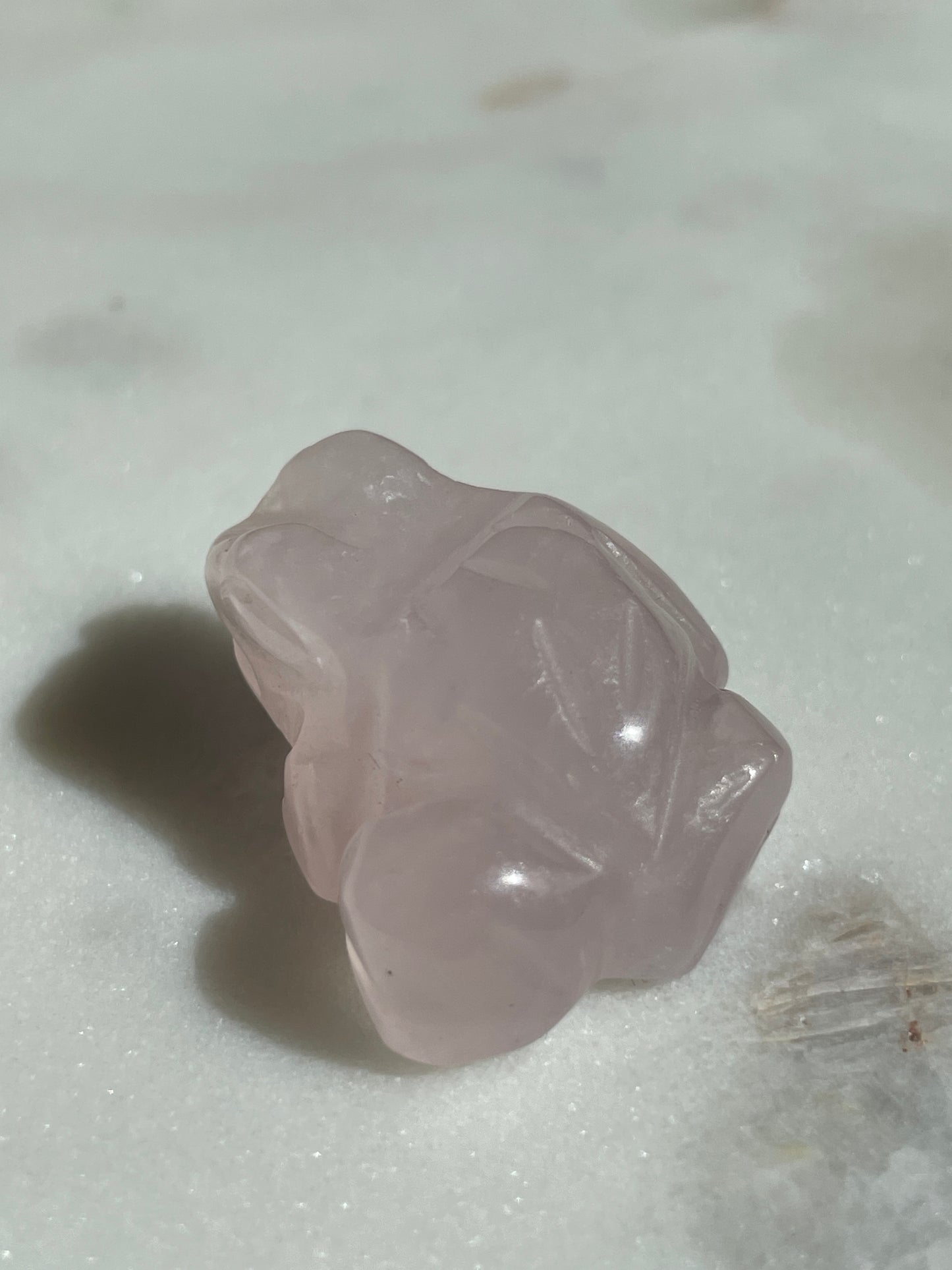 Crystal Frog Carving | 1 Inch