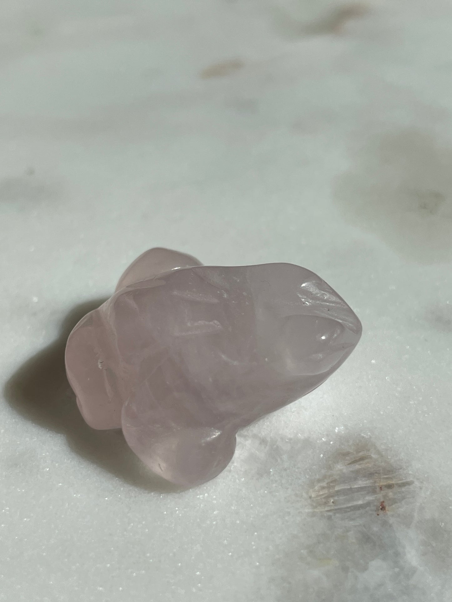 Crystal Frog Carving | 1 Inch
