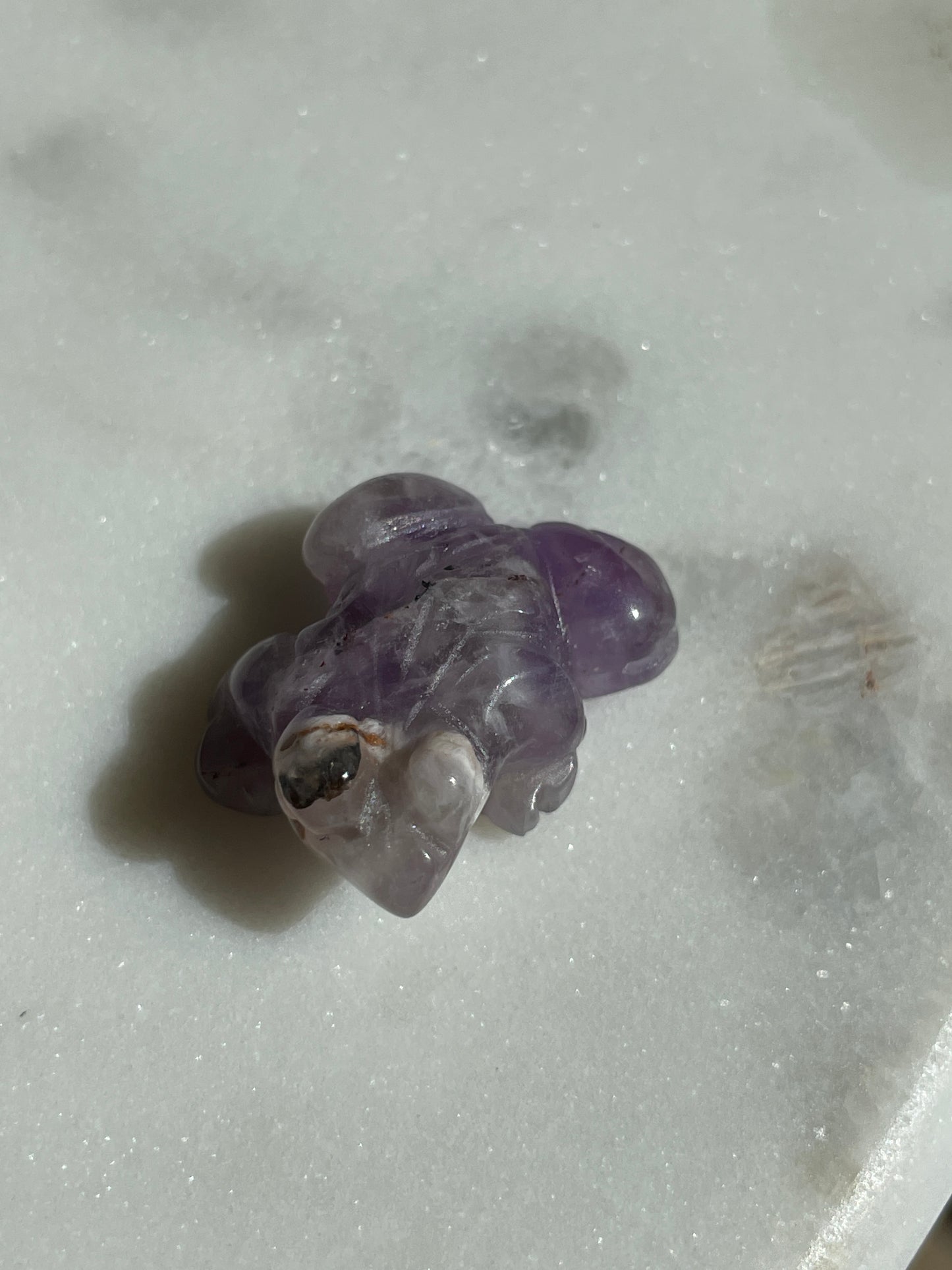 Crystal Frog Carving | 1 Inch