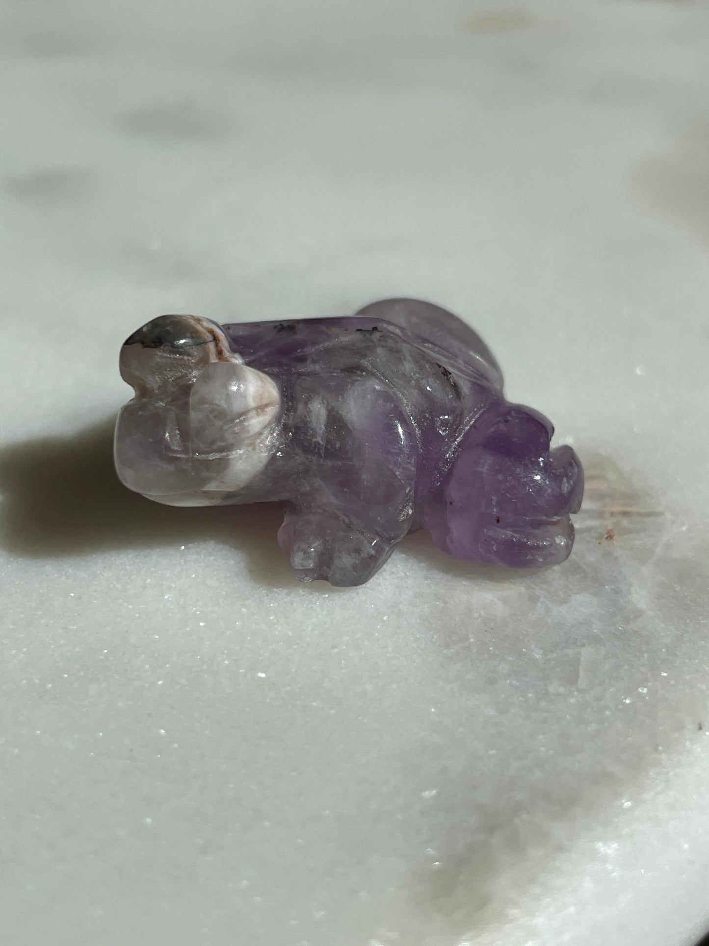 Crystal Frog Carving | 1 Inch