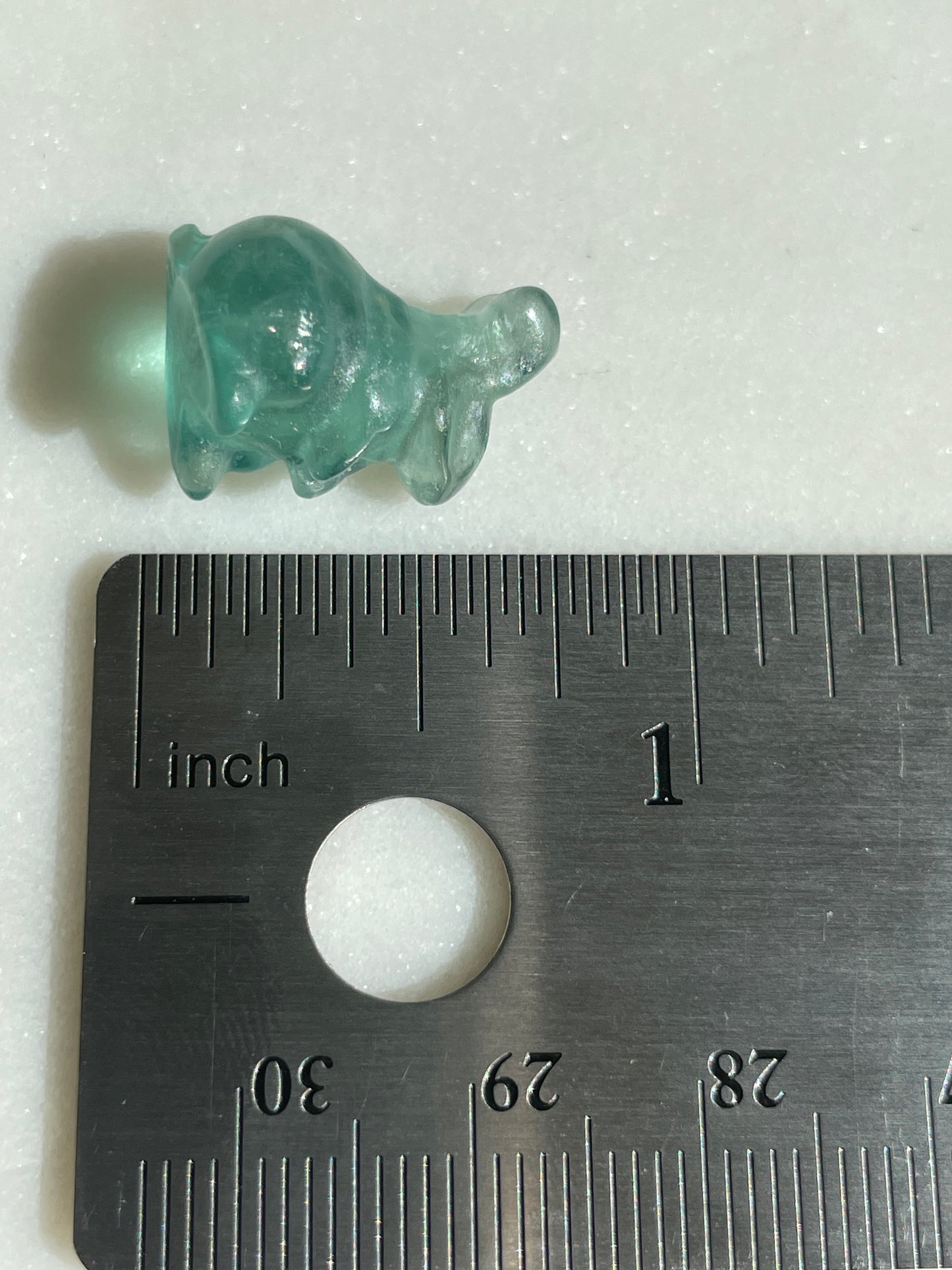 One (1) Mini Fluorite Crystal Carving | Rabbit | Intuitively Chosen