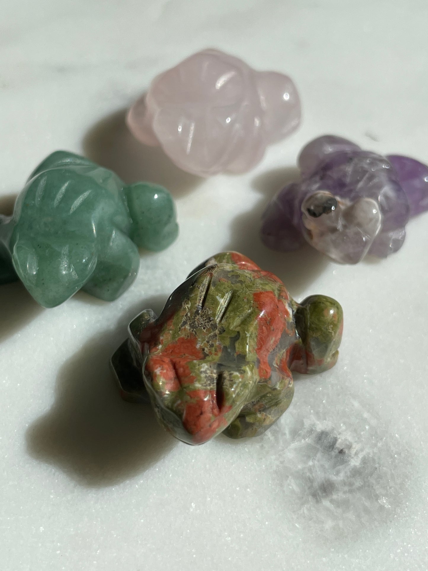 Crystal Frog Carving | 1 Inch