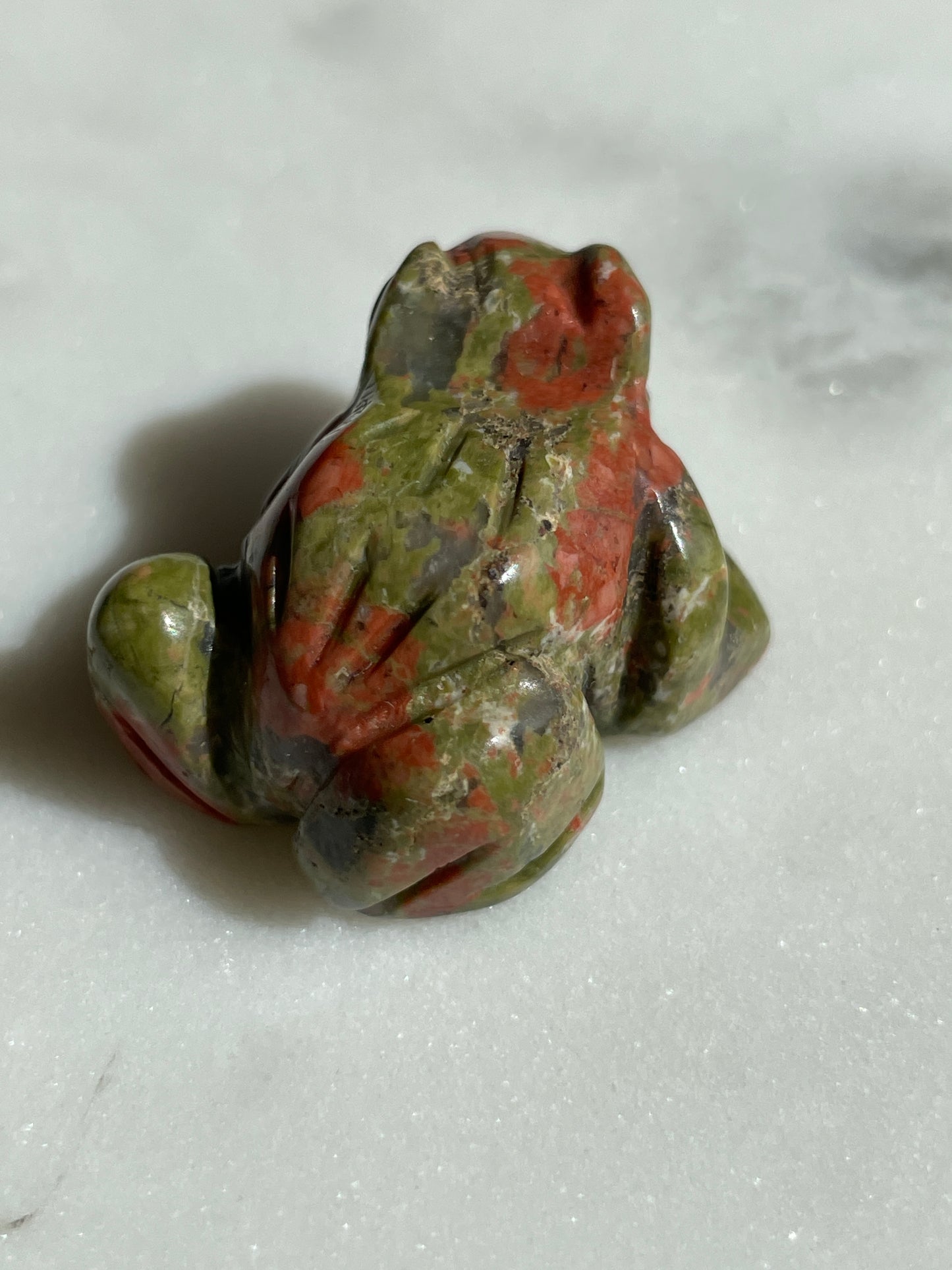 Crystal Frog Carving | 1 Inch