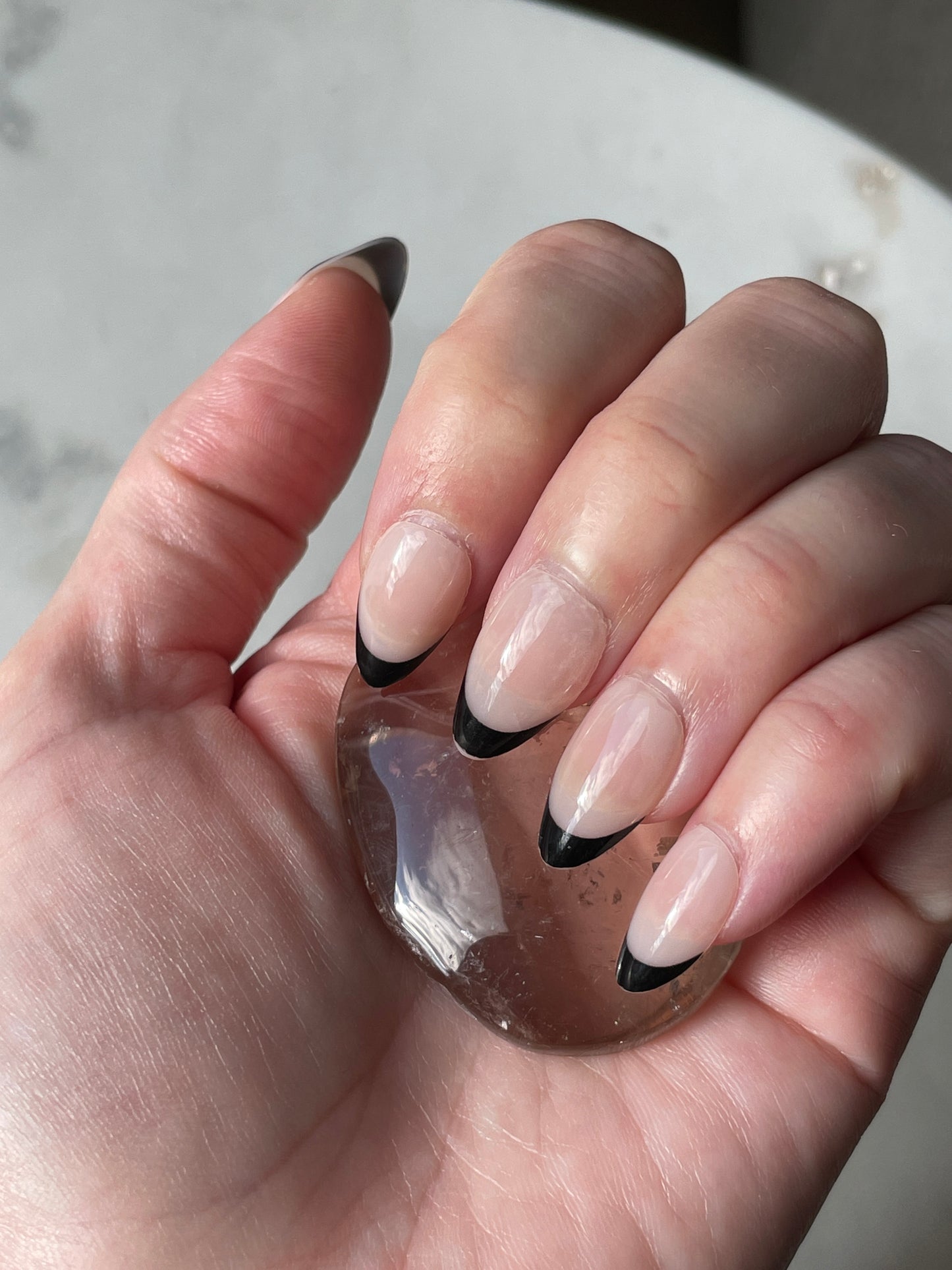 Citrine Palm Stone
