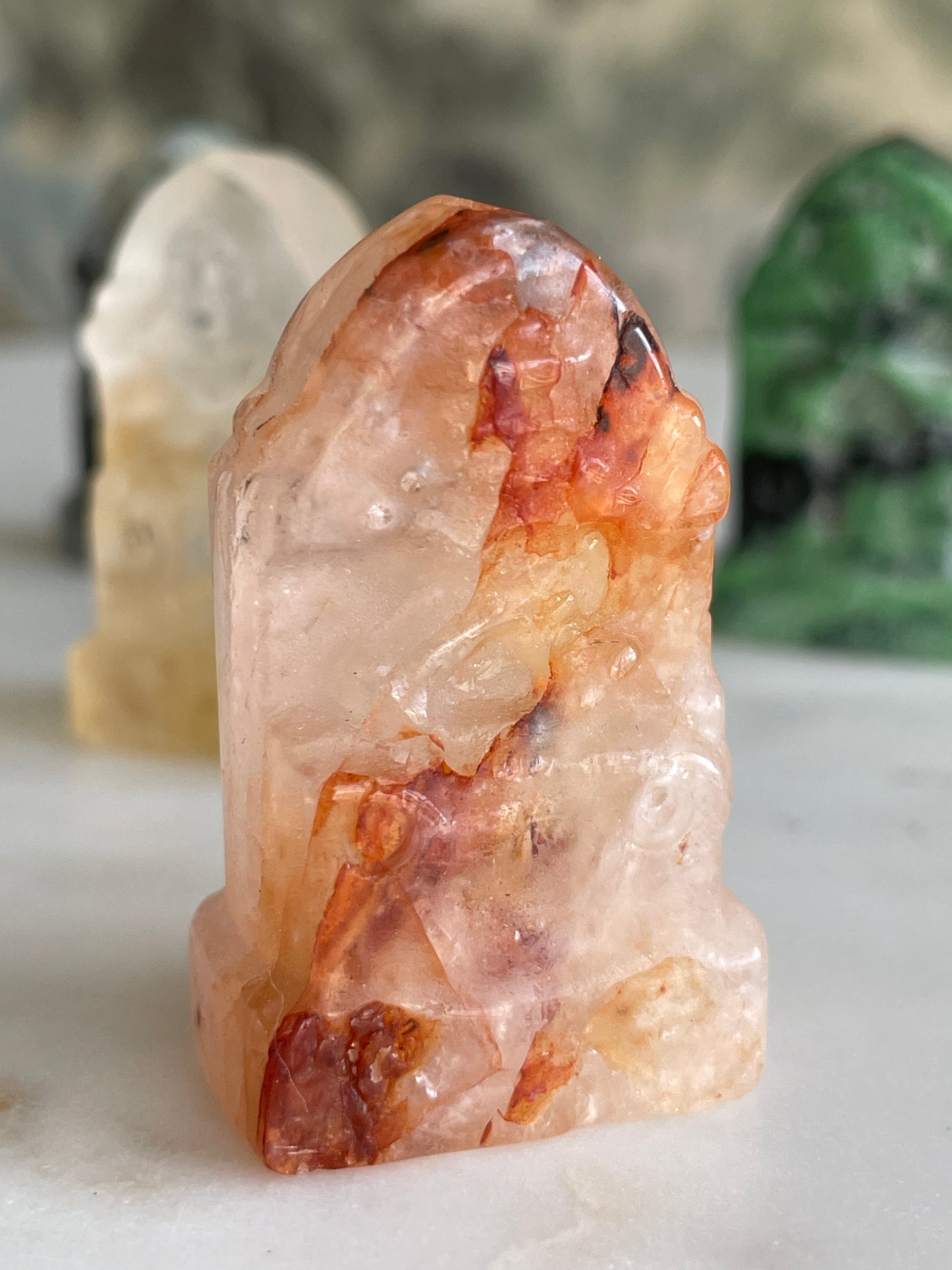 R.I.P. Crystal Gravestone Carving | 1.5 Inches