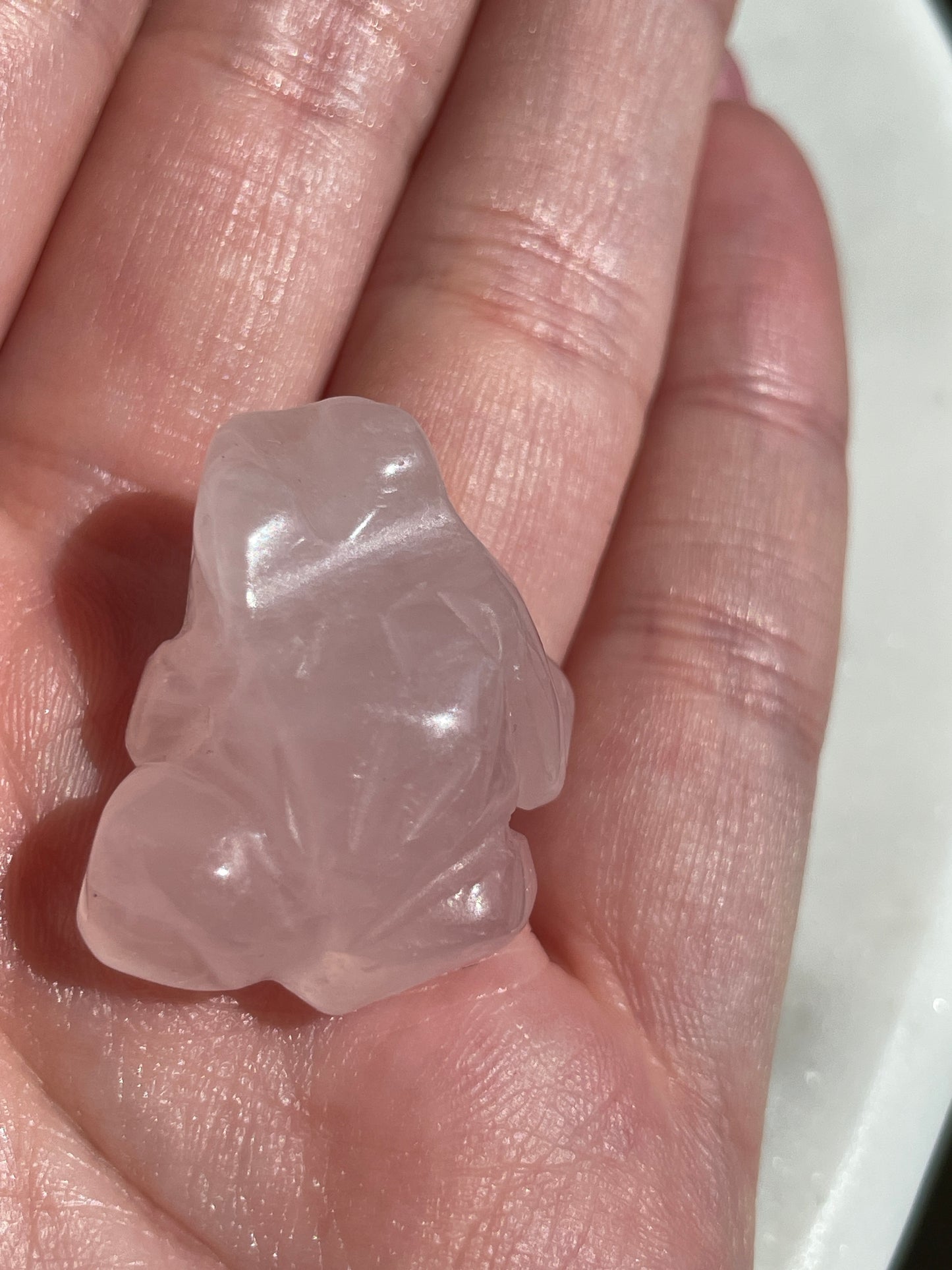 Crystal Frog Carving | 1 Inch