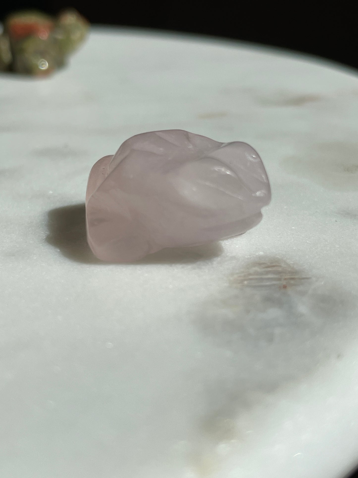 Crystal Frog Carving | 1 Inch