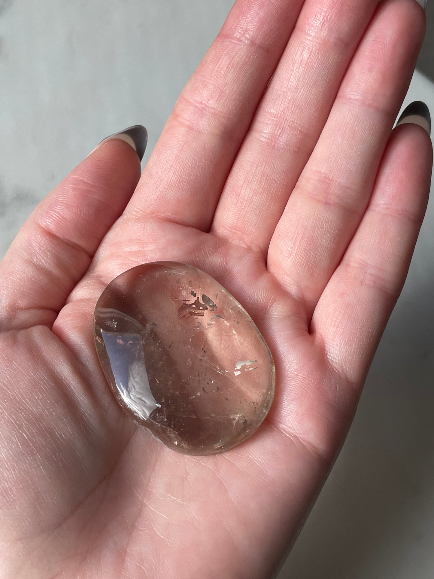 Citrine Palm Stone