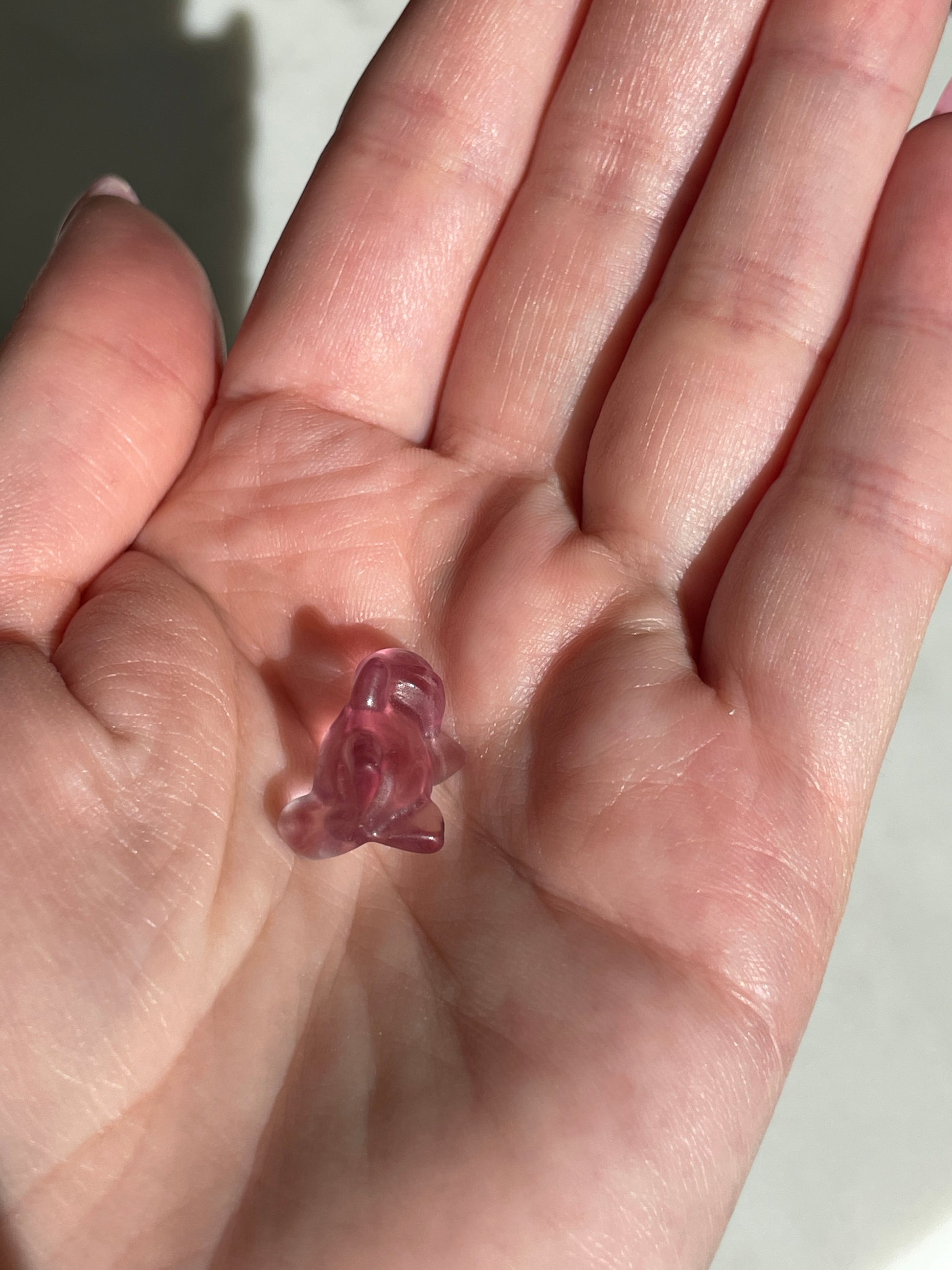 Pokémon figurine Squirtle carving fluorite tiny crystal squirtle fluorite display collectible pokemon natural crystal rainbow fluorite multicolor Pokemon decor squirtle stocking stuffer pokemon gift