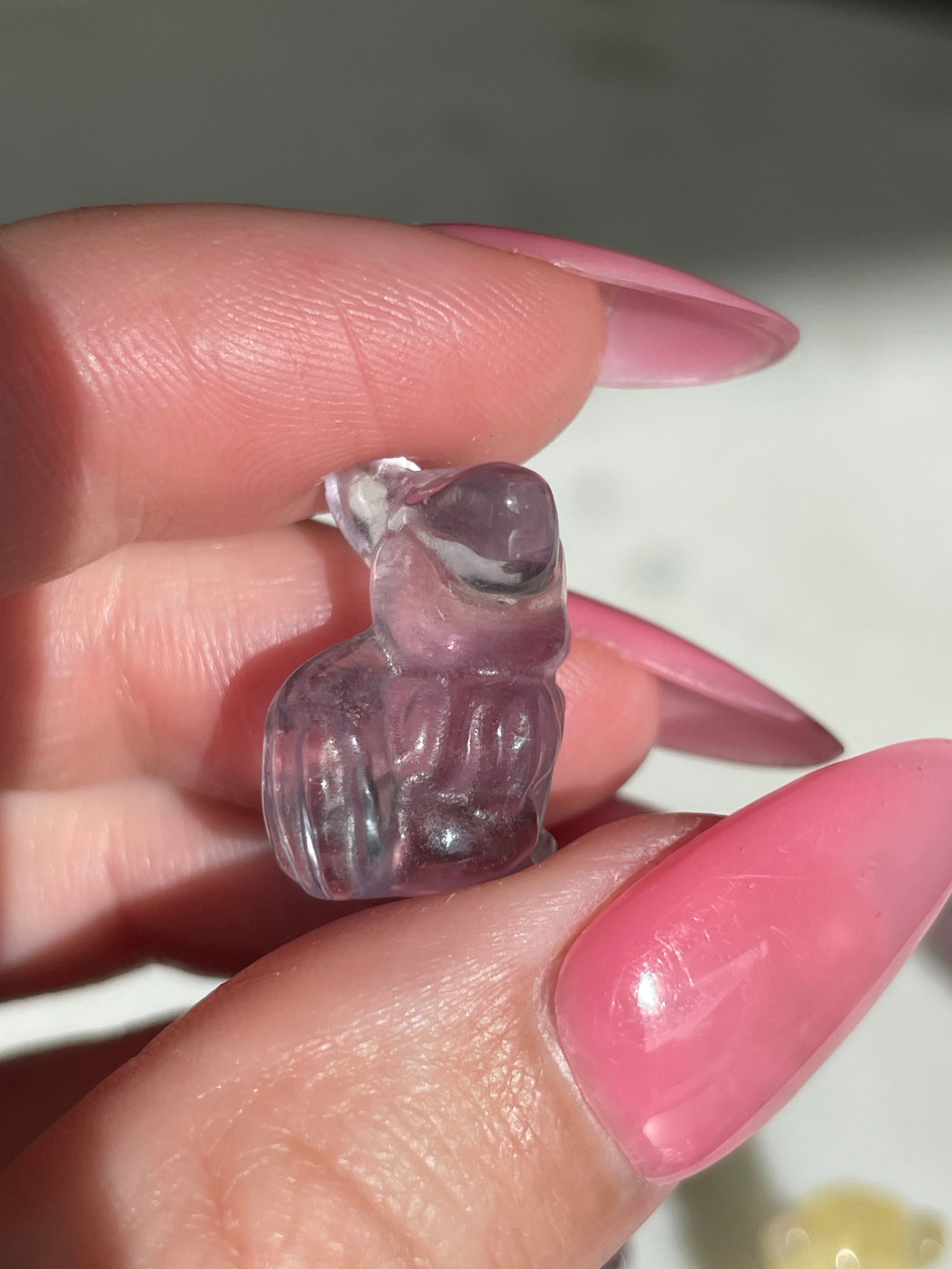 Pokémon figurine Evee carving fluorite tiny crystal evee fluorite display collectible pokemon natural crystal rainbow fluorite multicolor Pokemon decor evee stocking stuffer pokemon gift