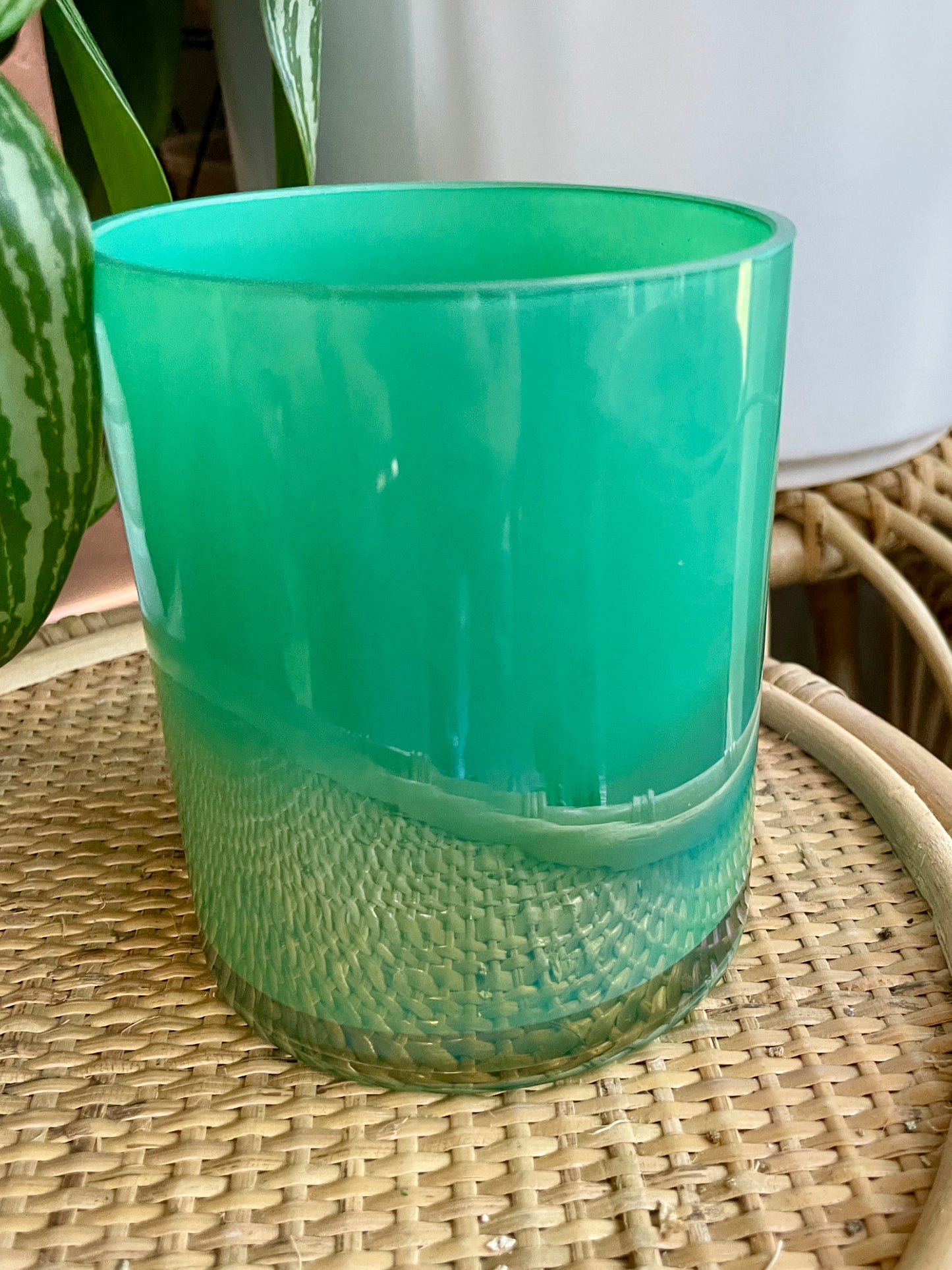 Opal Seafoam Upcycled Planter
