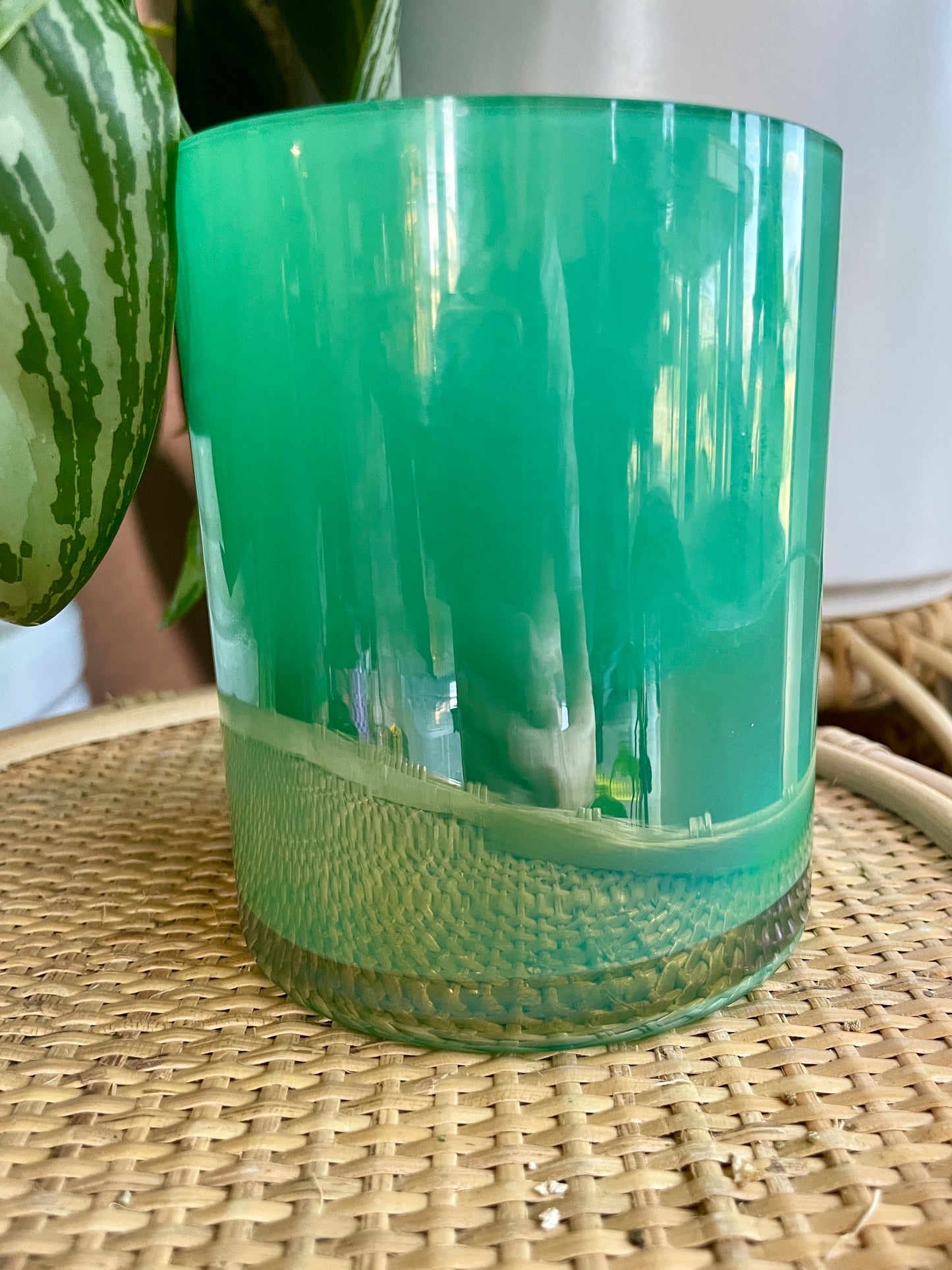 Opal Seafoam Upcycled Planter