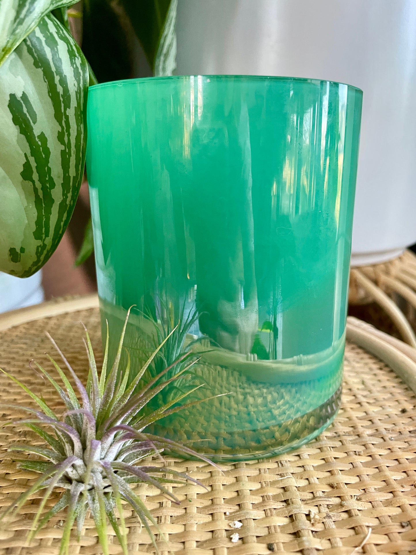 Opal Seafoam Upcycled Planter