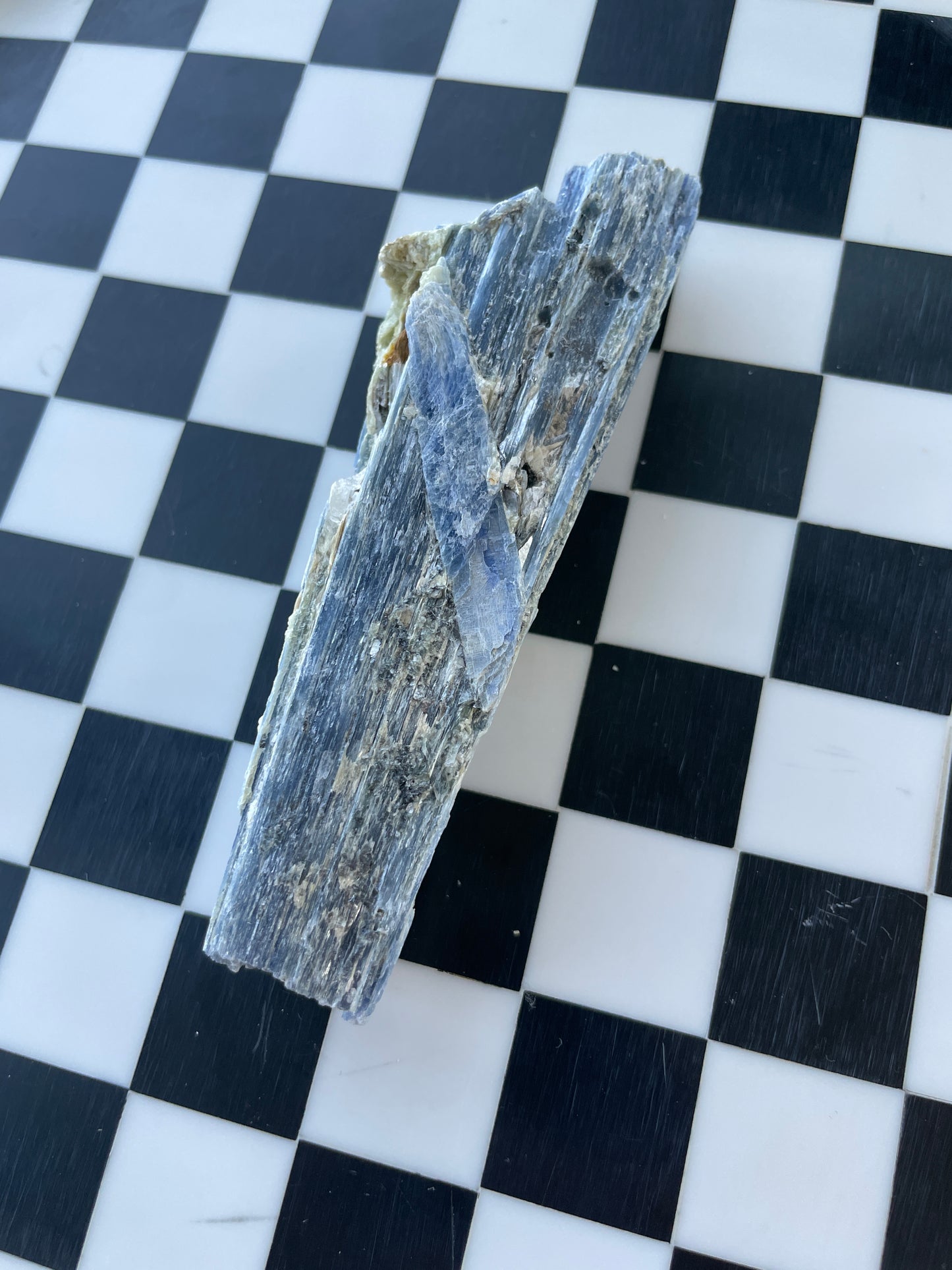 blue kyanite raw crystal specimen natural rock mineral healing stone magic crystal altar piece witchcraft gift for witch