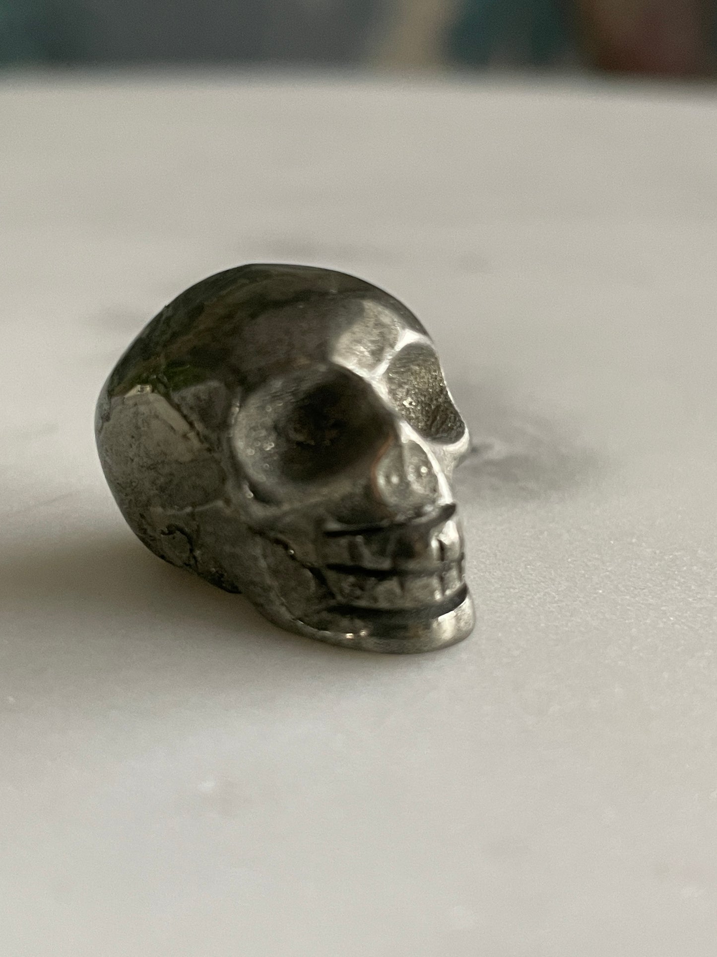 Mini Skull Carving | Pyrite