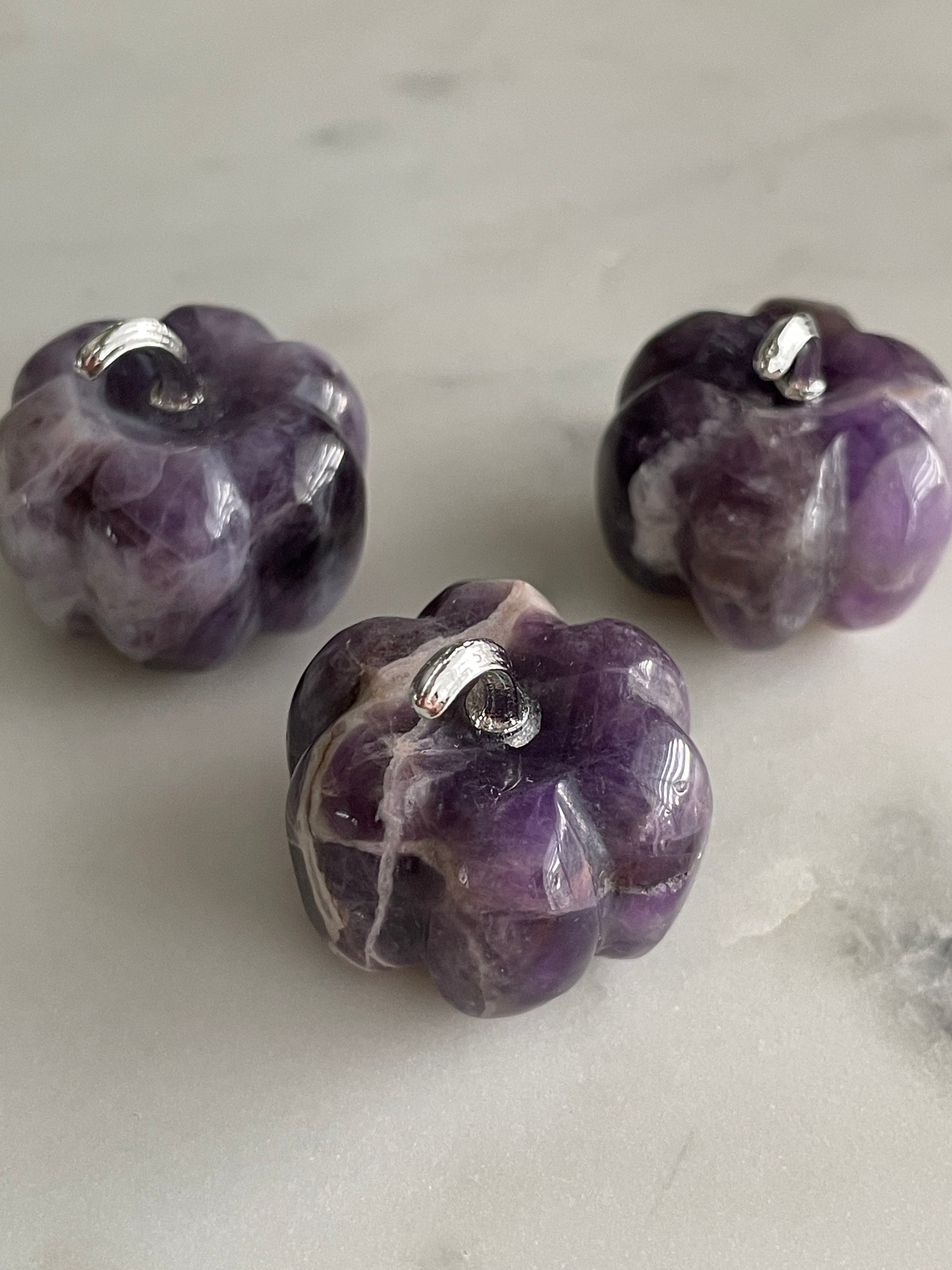 Pumpkin carving natural amethyst crystal display halloween crystal dream amethyst pumpkin carving polished crystal 1 inch pumpkin small purple pumpkin fall decor autumn display 