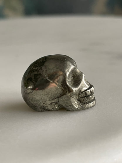 Mini Skull Carving | Pyrite