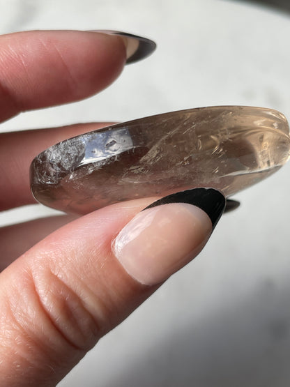Citrine Palm Stone