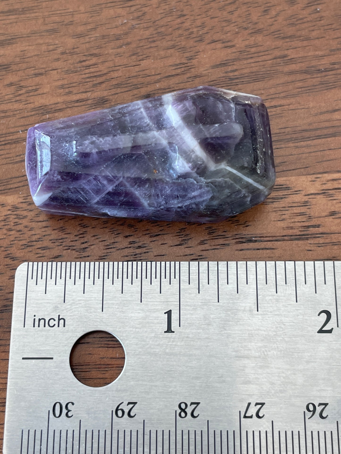 Dream Amethyst Coffin Carving | 1.6 Inches