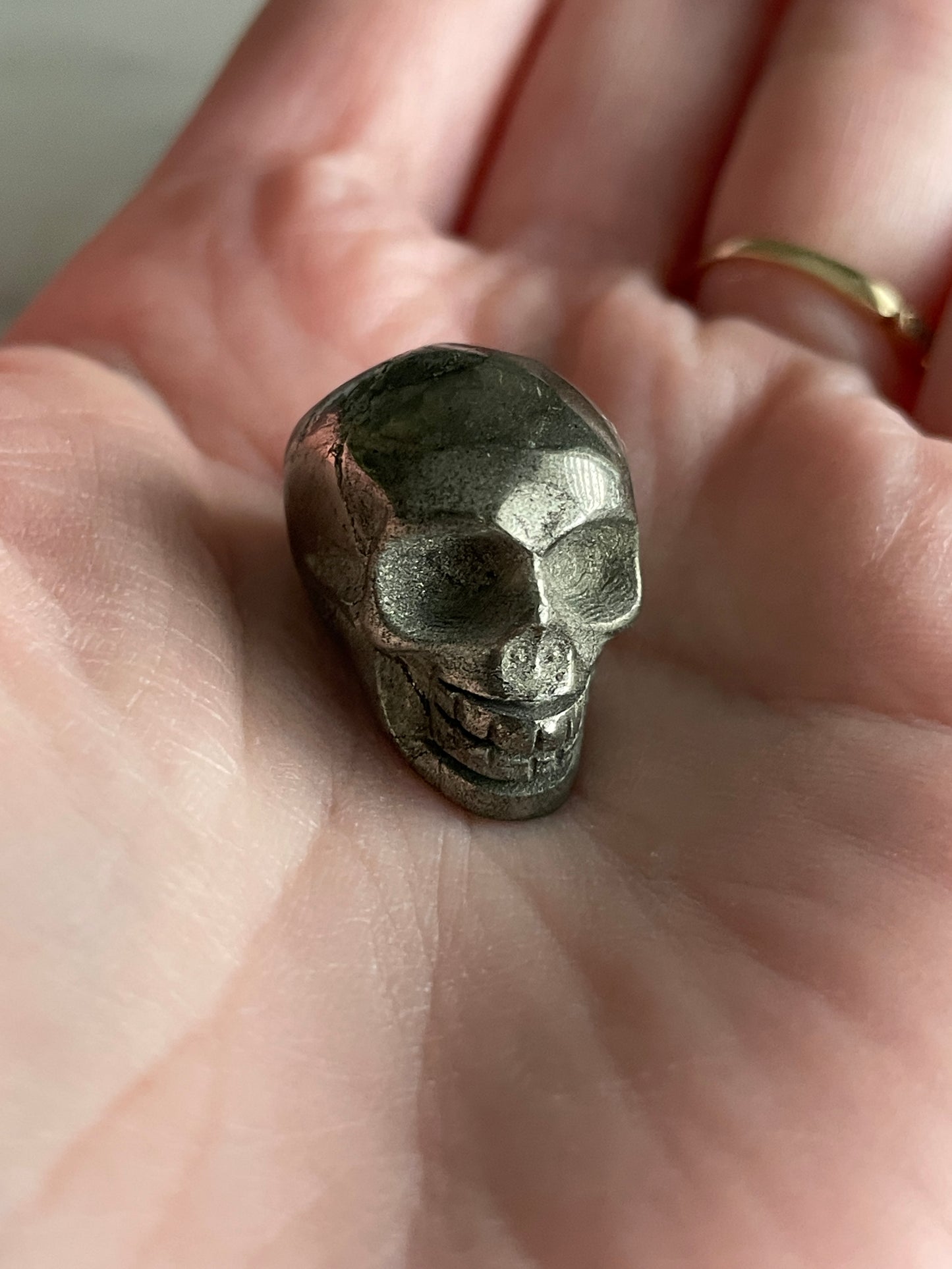Mini Skull Carving | Pyrite