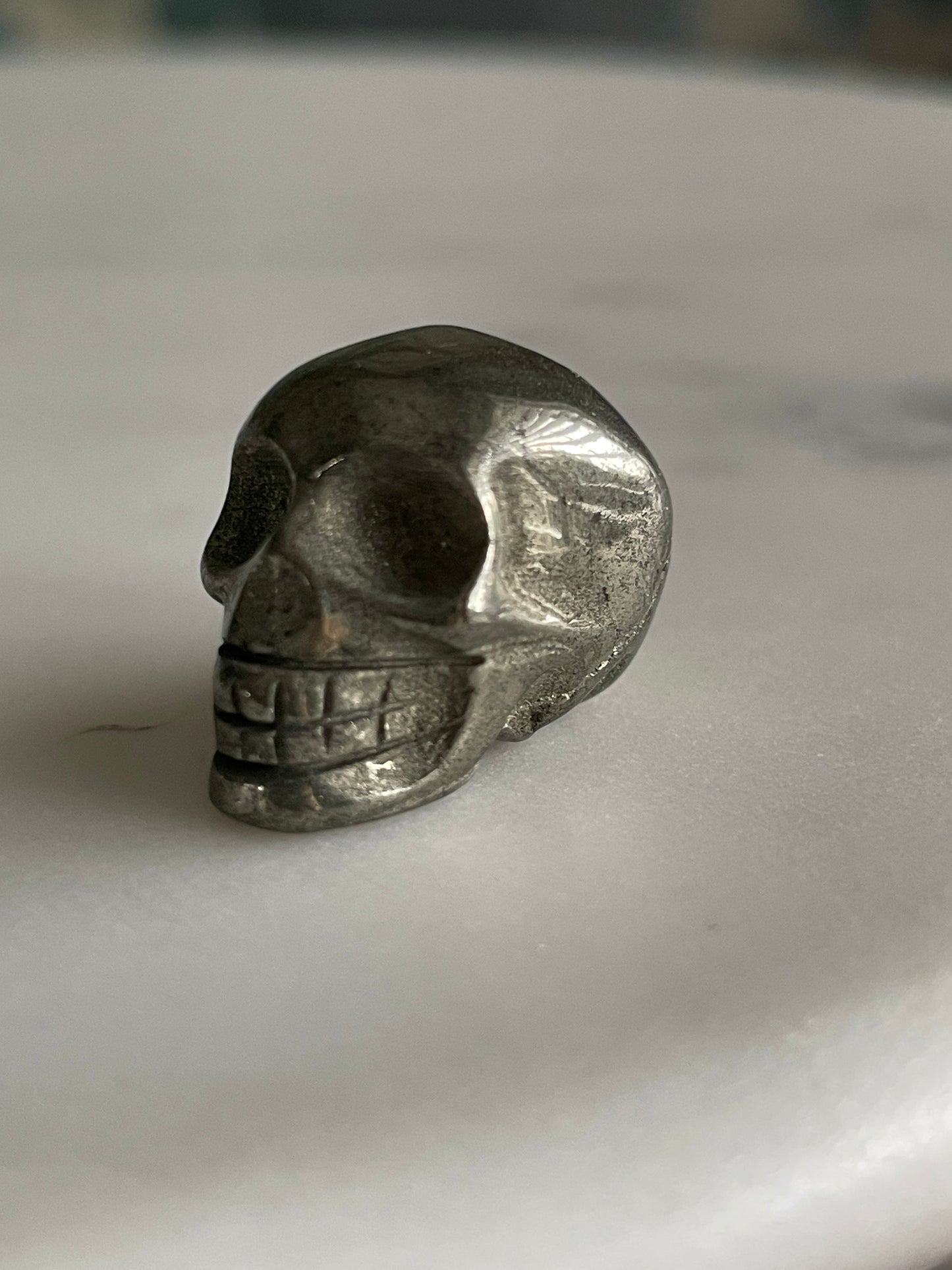 Mini Skull Carving | Pyrite