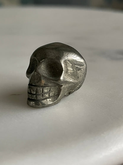 Mini Skull Carving | Pyrite