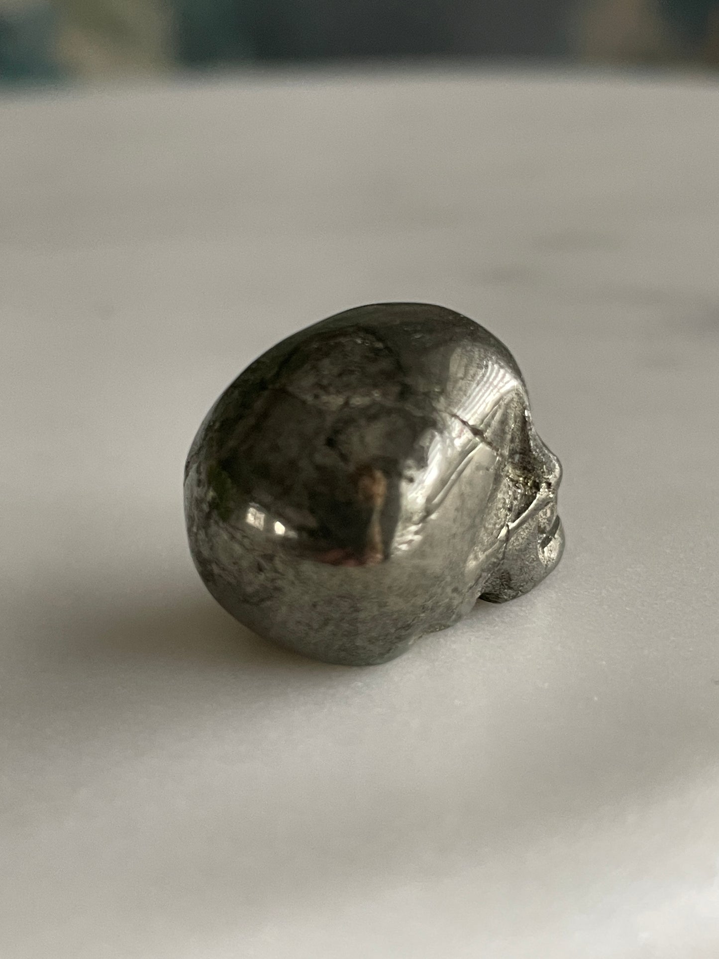 Mini Skull Carving | Pyrite