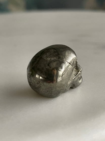 Mini Skull Carving | Pyrite