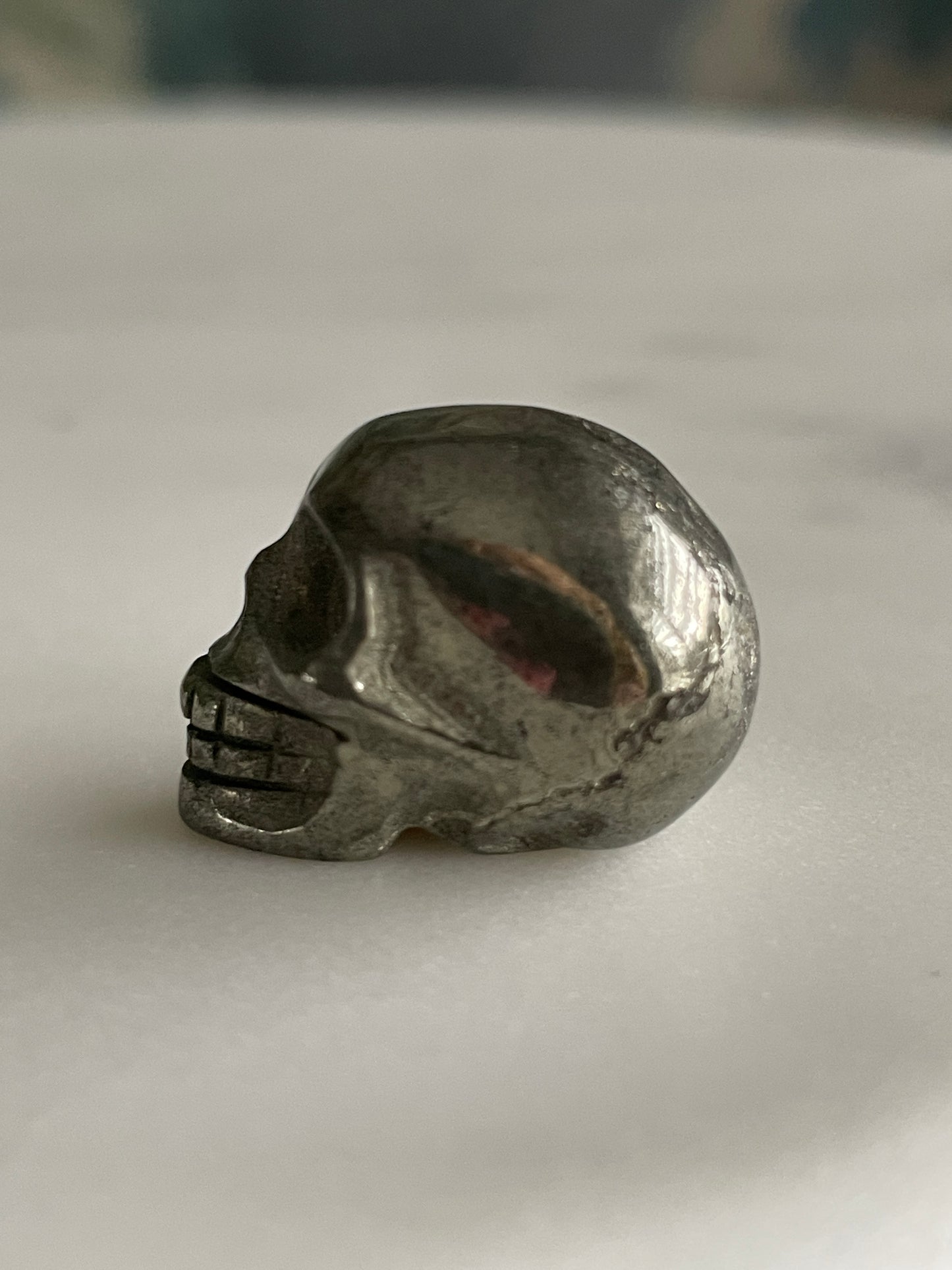 Mini Skull Carving | Pyrite