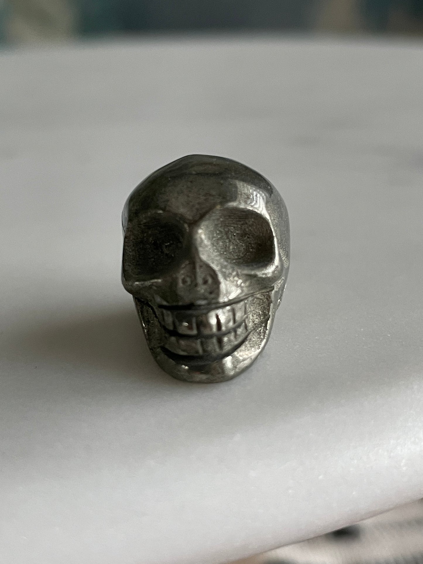 Mini Skull Carving | Pyrite