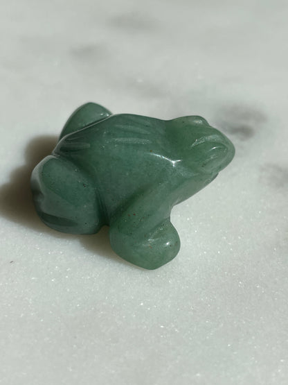 Crystal Frog Carving | 1 Inch