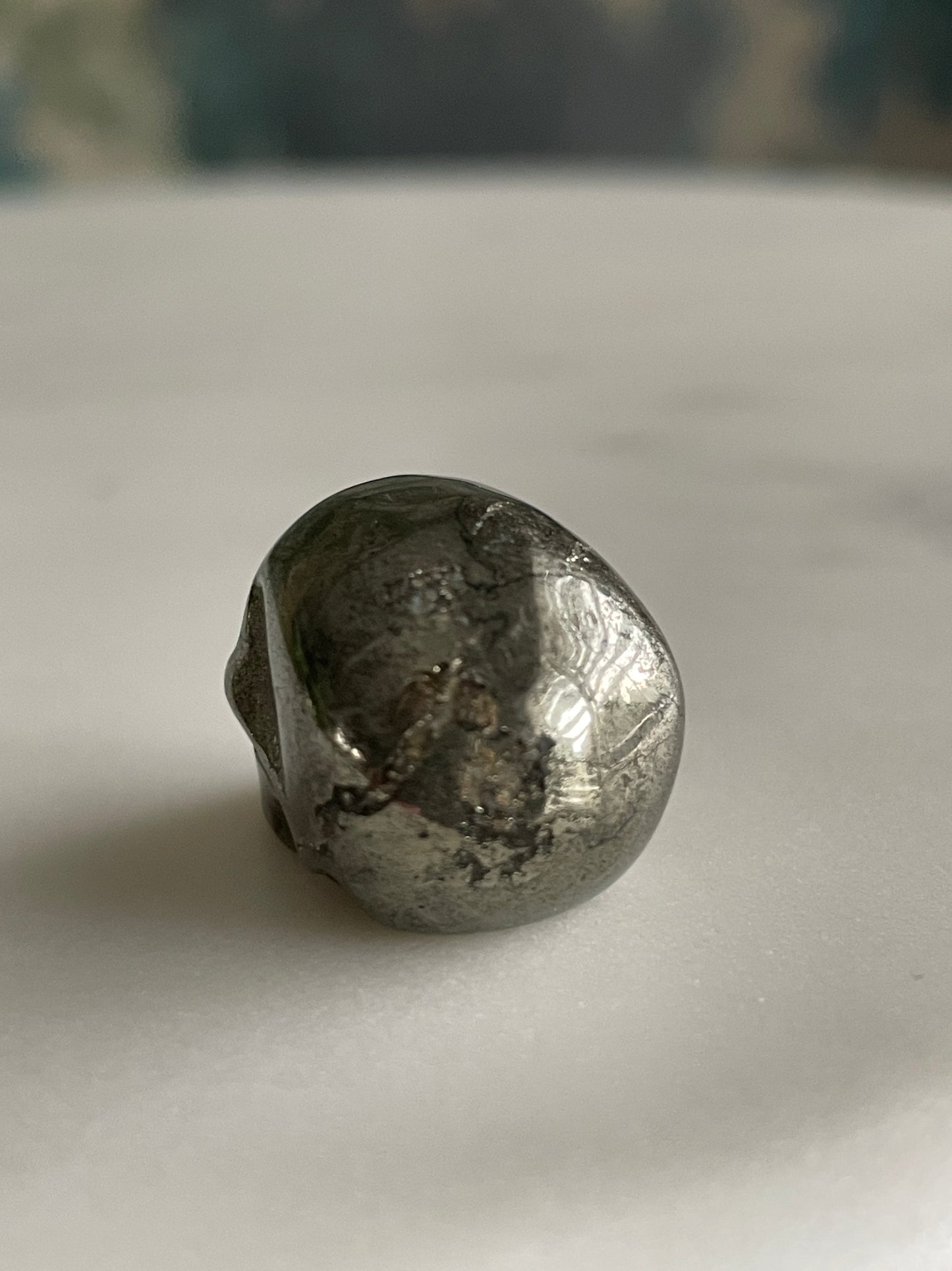 Mini Skull Carving | Pyrite