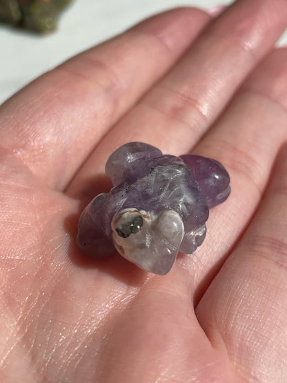 Crystal Frog Carving | 1 Inch