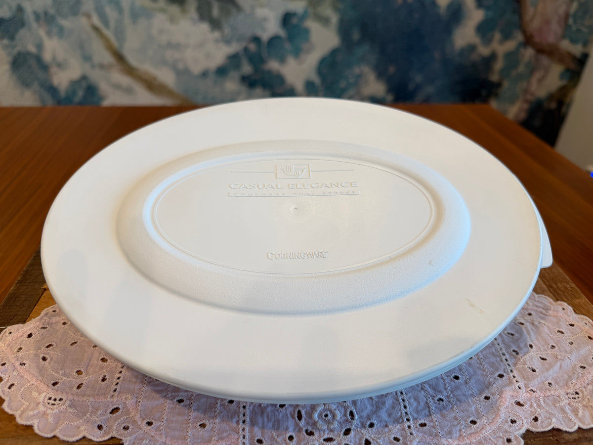 CorningWare Casual Elegance L30 9.5” Oval Serving Dish with Lid L30PC
