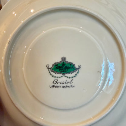 Vintage Rosenthal Ivory “Bristol” Teacup and Saucer | Made in Germany | 1930s