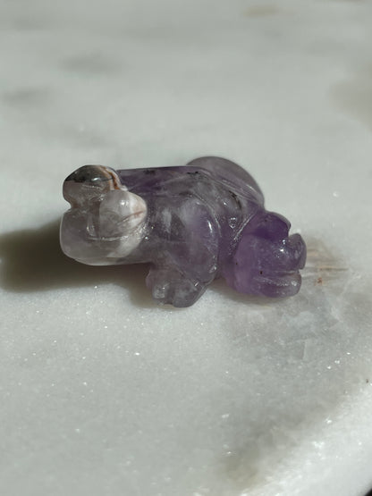 Crystal Frog Carving | 1 Inch