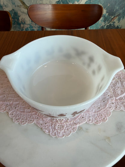 Vintage Pyrex Early American 472 1.5 PT Casserole Dish with Lid