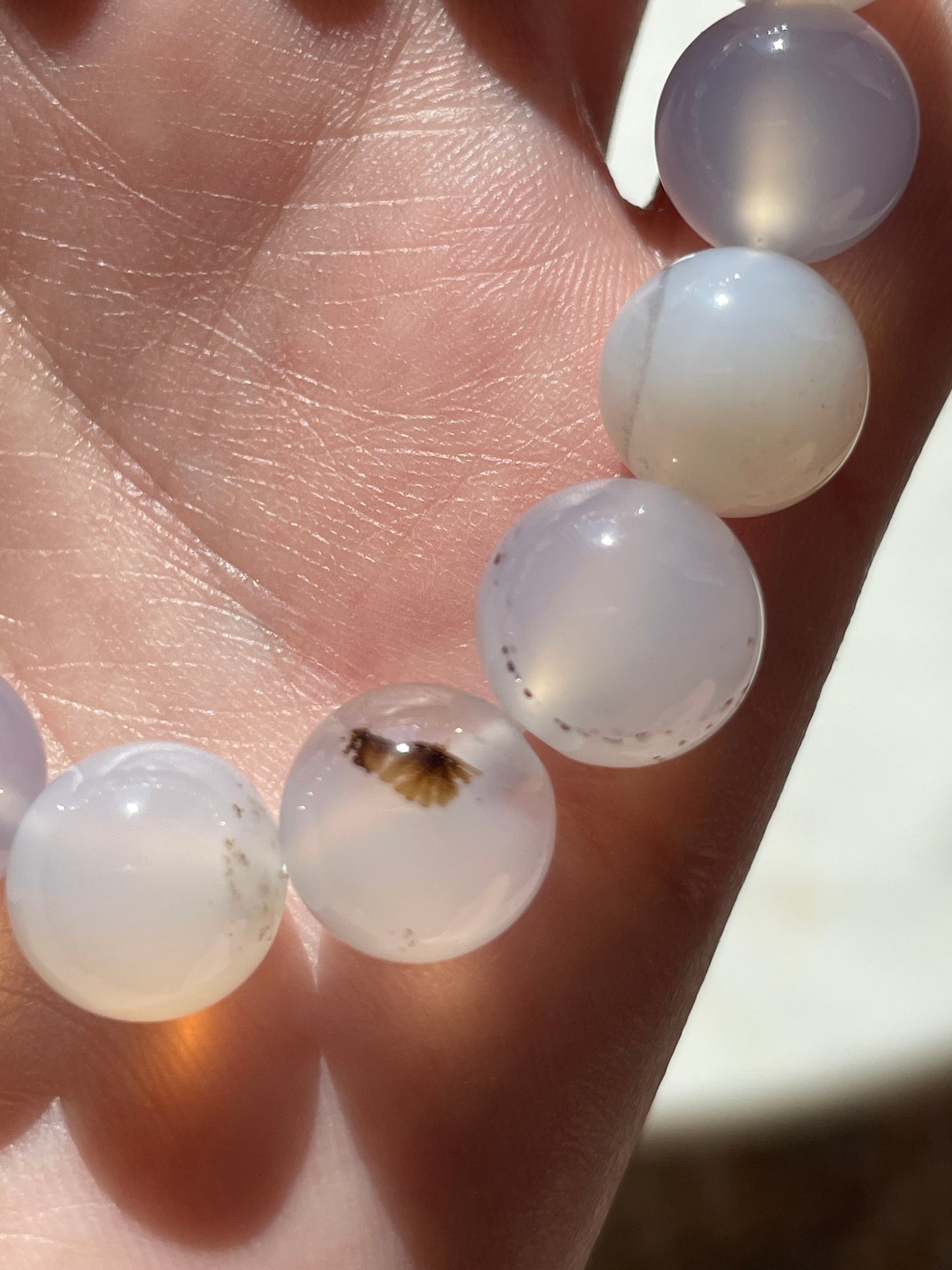 Montana Moss Agate Beaded Bracelet | 25 mm