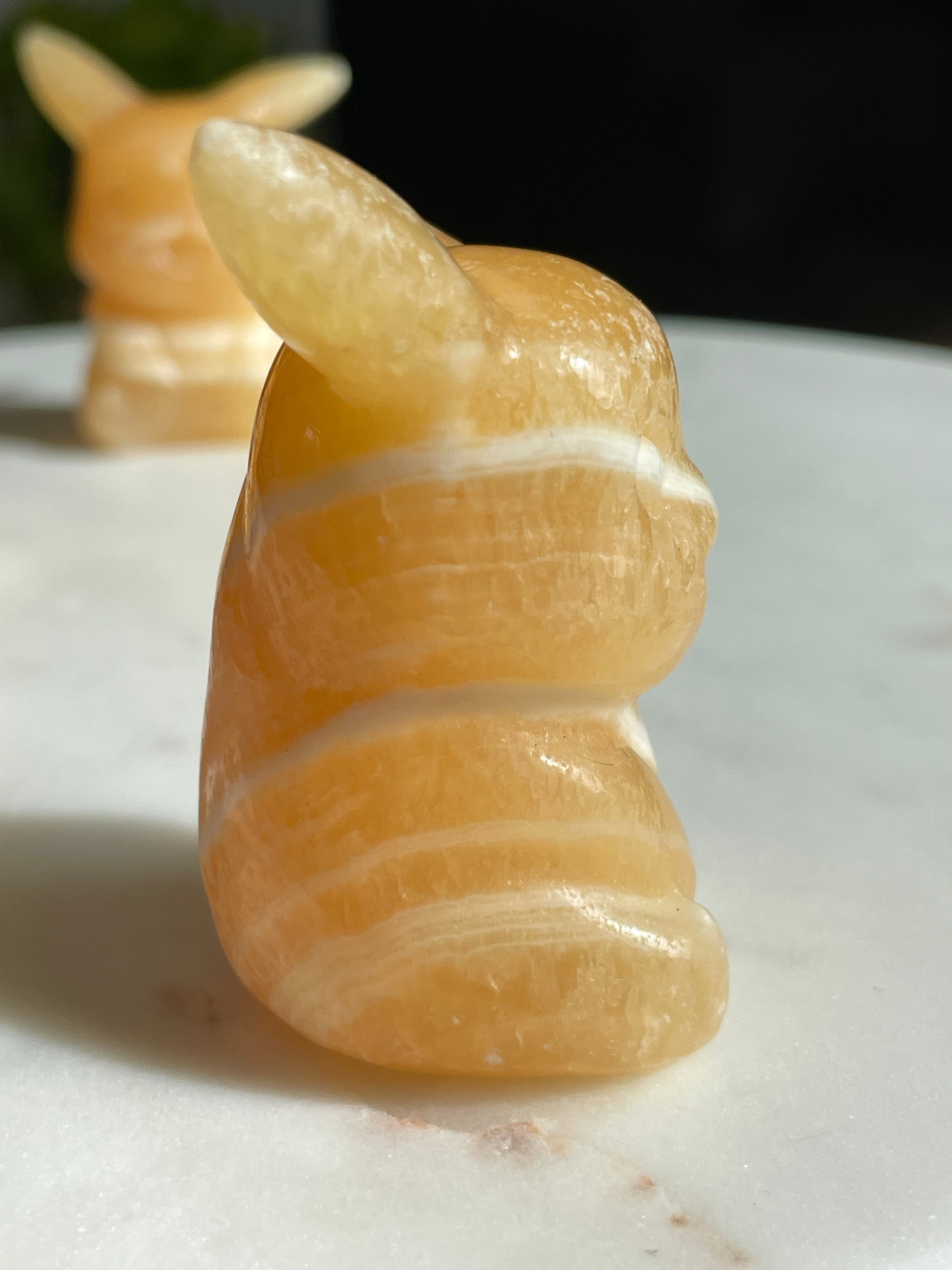 Pokémon figurine pikachu carving honey calcite crystal pikachu calcite display collectible pokemon natural crystal honey calcite yellow Pokemon decor pikachu stocking stuffer pokemon gift
