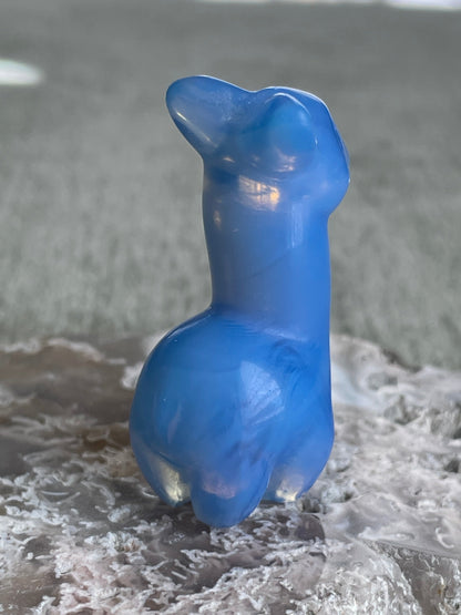 Blue Opalite Llama Carving | 1.4 Inches