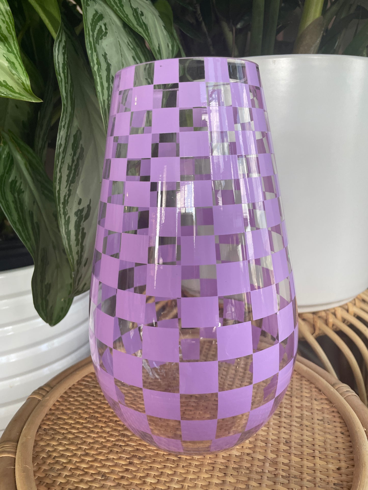 Glass Checkered Propagation Vessel