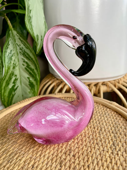 Glass Flamingo | Accent Decor Novelty Gift