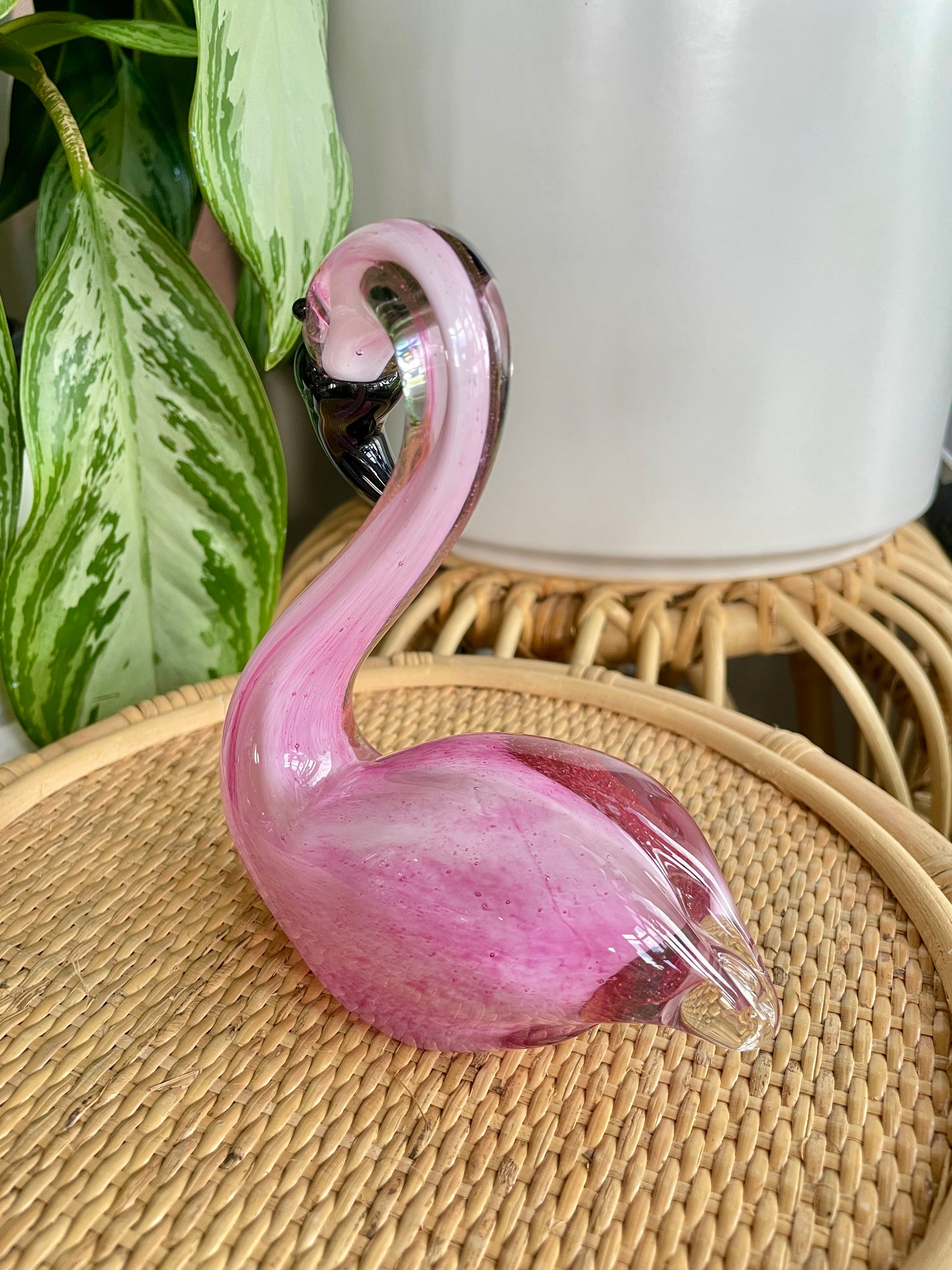 Glass Flamingo | Accent Decor Novelty Gift