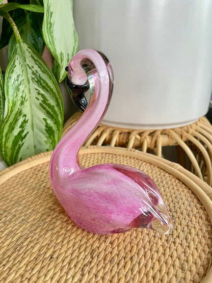 Glass Flamingo | Accent Decor Novelty Gift