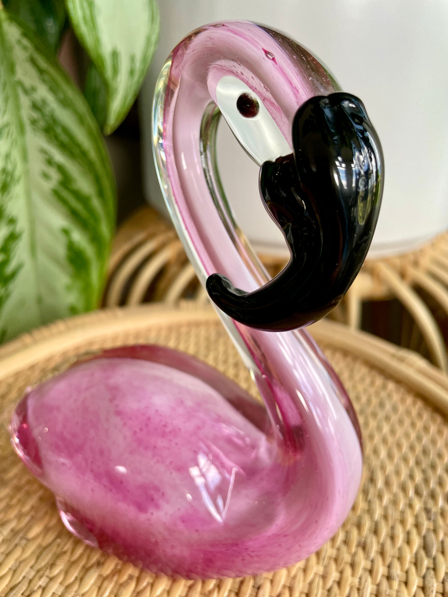 Glass Flamingo | Accent Decor Novelty Gift