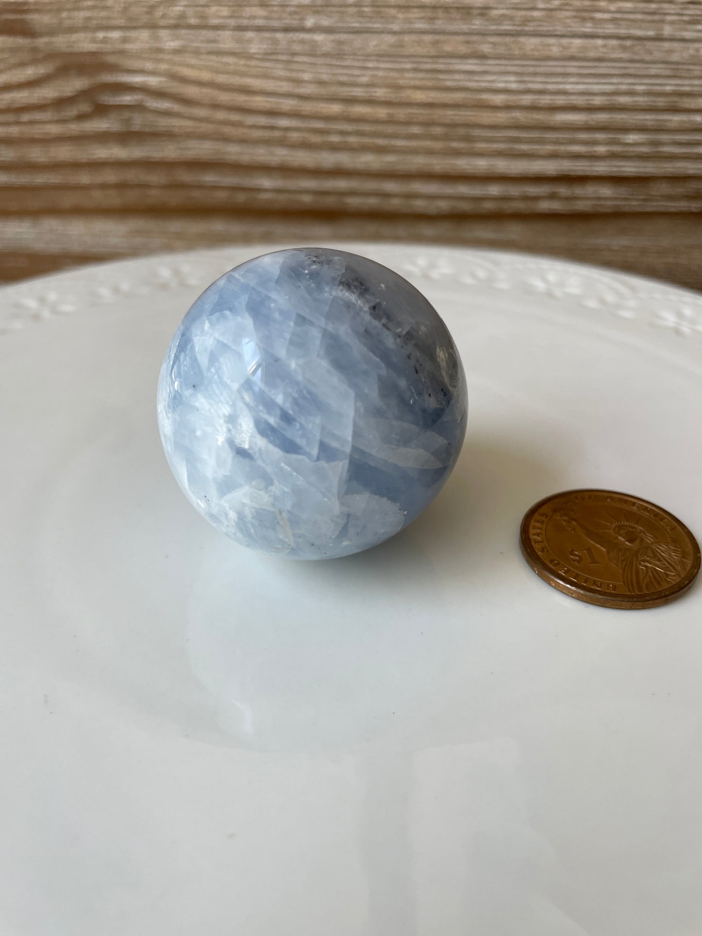 Blue Calcite | Sphere